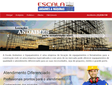 Tablet Screenshot of escalaandaimes.com.br
